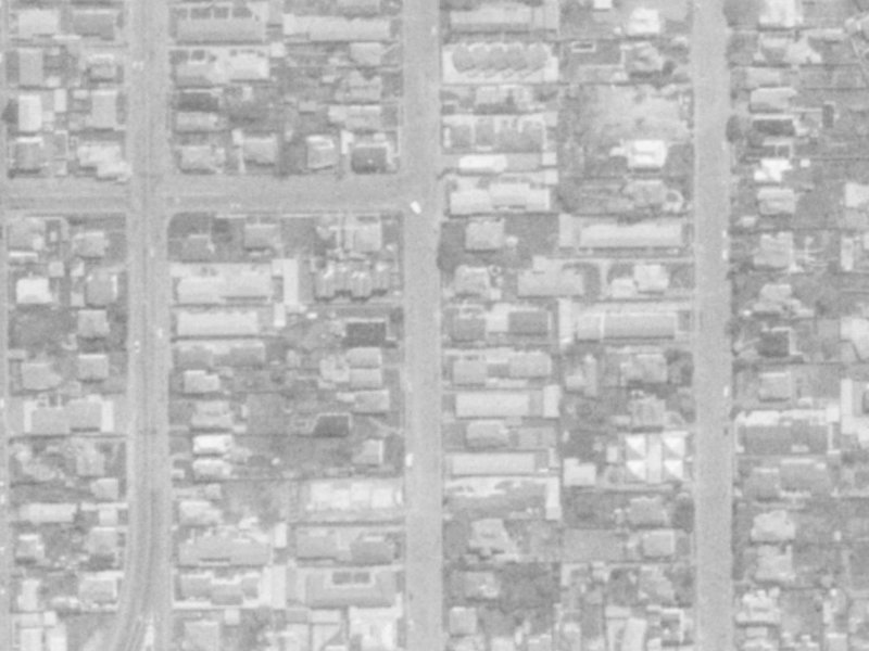 34 Geraldine Street from the air, 1975-1979
