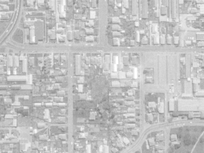 56 Avalon Street from the air, 1975-1979