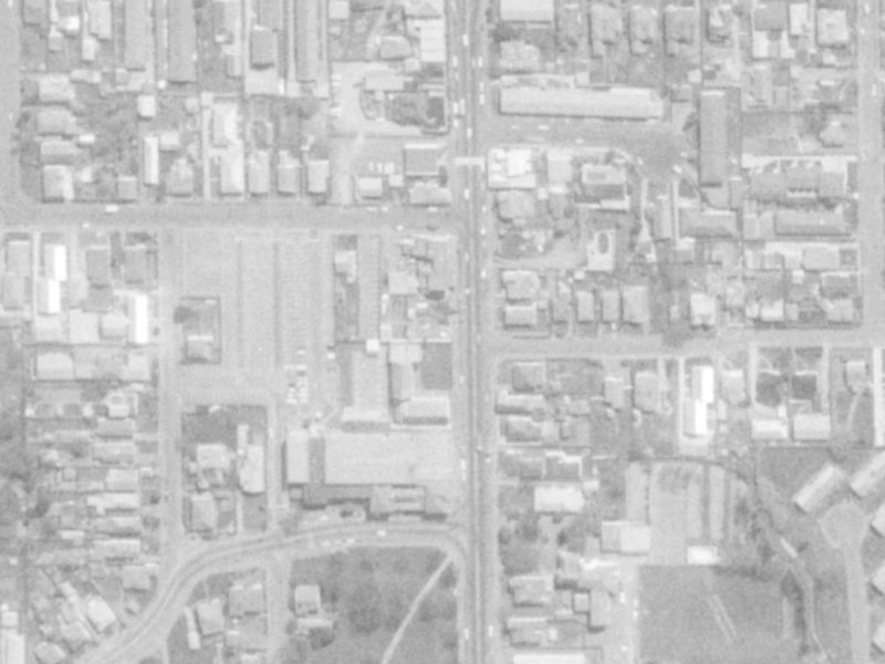 319B Stanmore Road from the air, 1975-1979