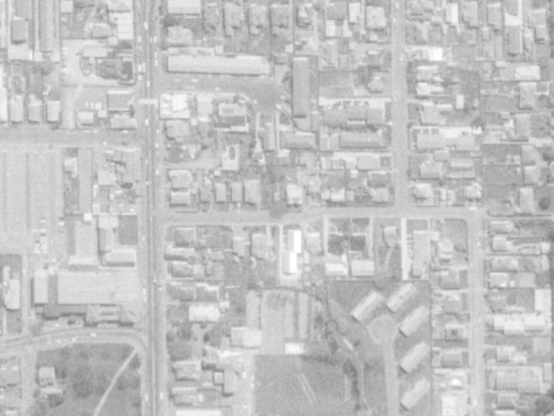 1 Ettrick Lane from the air, 1975-1979