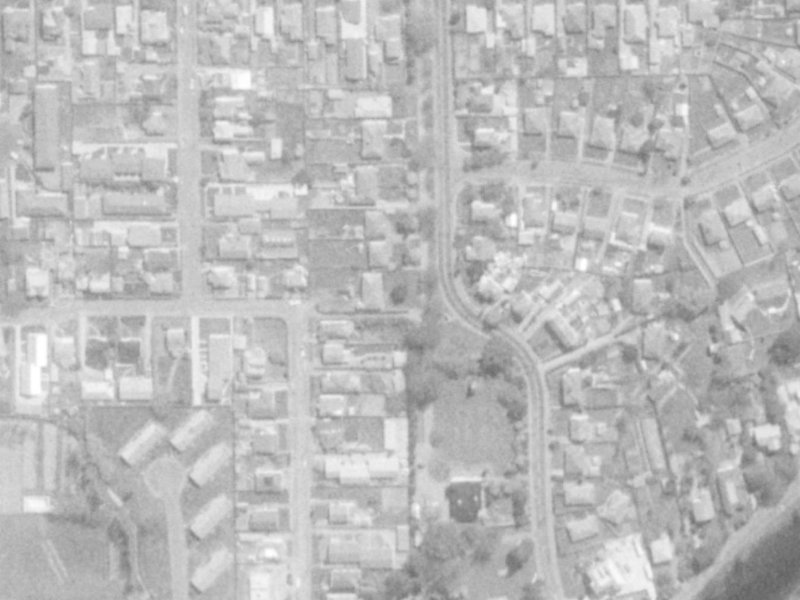 25 Eveleyn Couzins Avenue from the air, 1975-1979