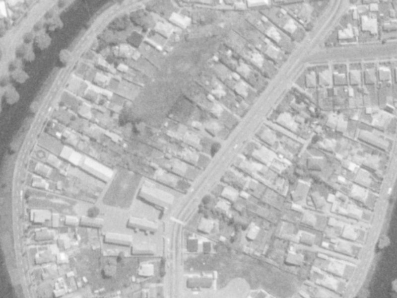 35 Gayhurst Road from the air, 1975-1979