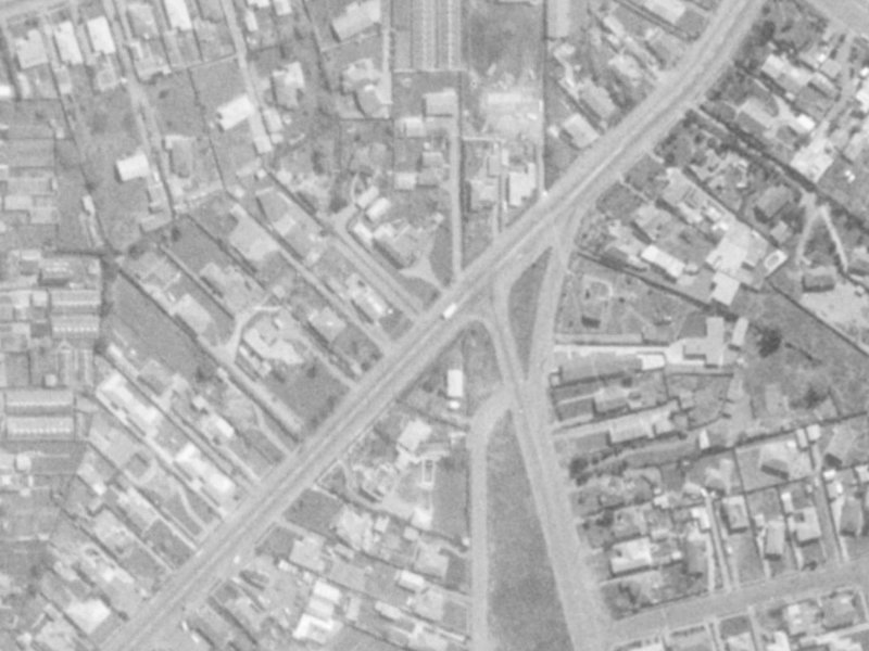 51 Wainoni Road from the air, 1975-1979