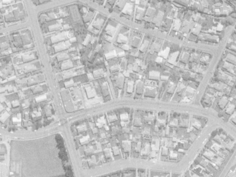 96 Creyke Road from the air, 1975-1979