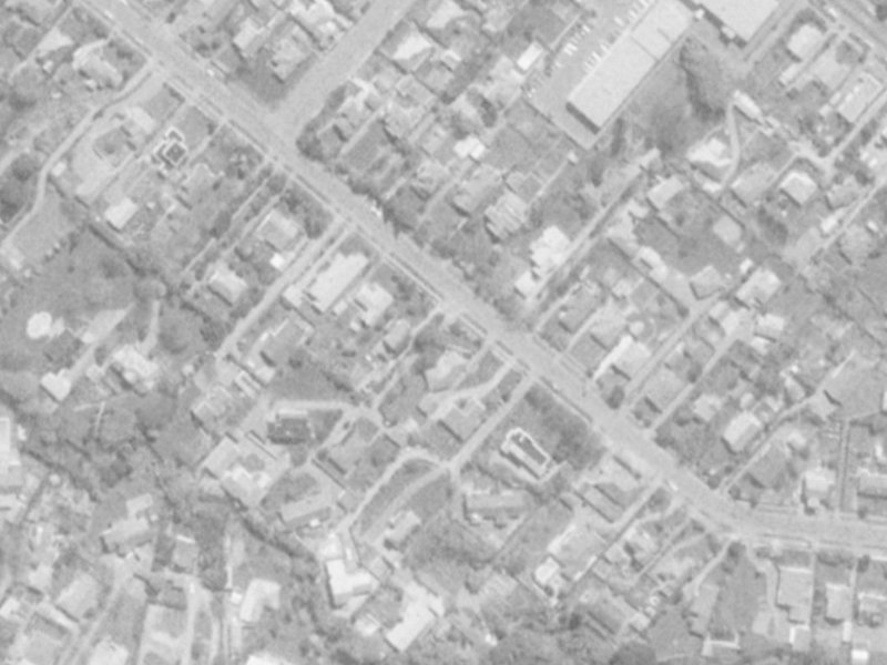 31 Hamilton Avenue from the air, 1975-1979