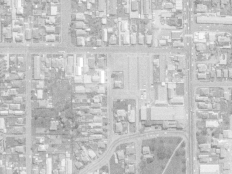 19B Cumberland Street from the air, 1975-1979