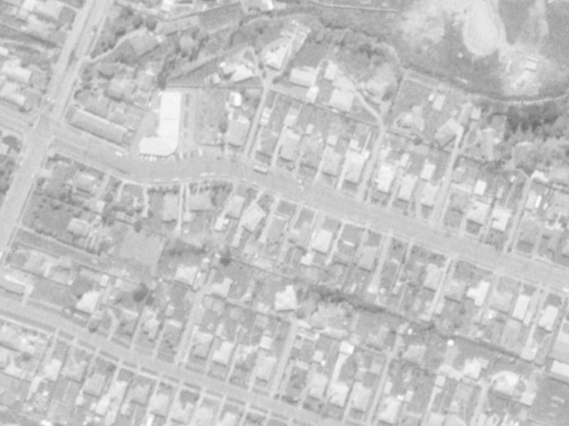 85 Staveley Street from the air, 1975-1979