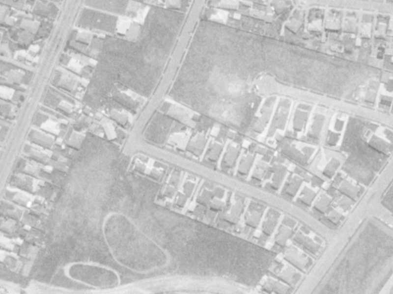 20 Glenside Avenue from the air, 1975-1979