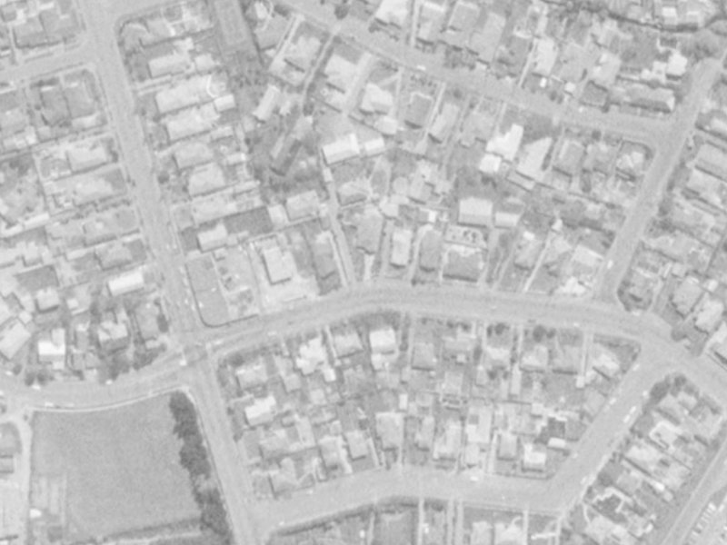 98 Creyke Road from the air, 1975-1979
