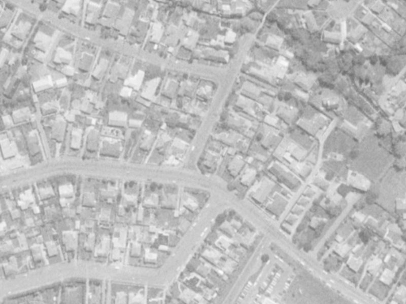 82 Creyke Road from the air, 1975-1979
