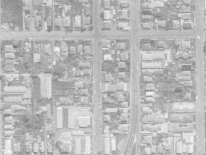 34A Packe Street from the air, 1975-1979