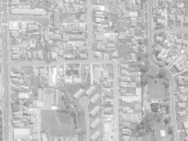36 Forth Street from the air, 1975-1979