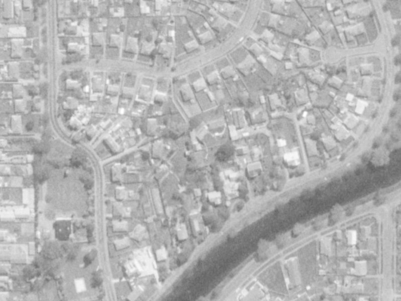 14A Flesher Avenue from the air, 1975-1979