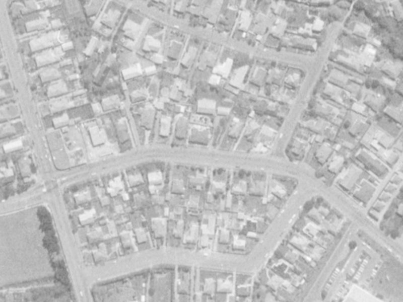90 Creyke Road from the air, 1975-1979