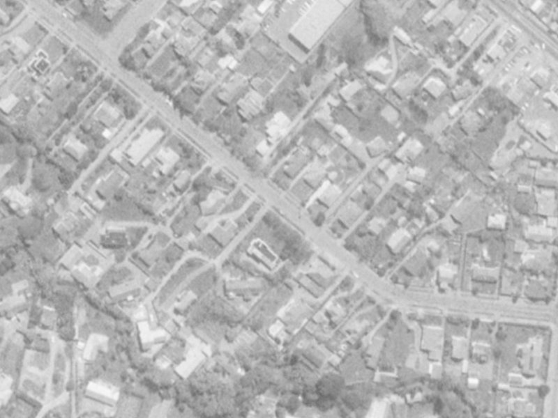 23D Hamilton Avenue from the air, 1975-1979