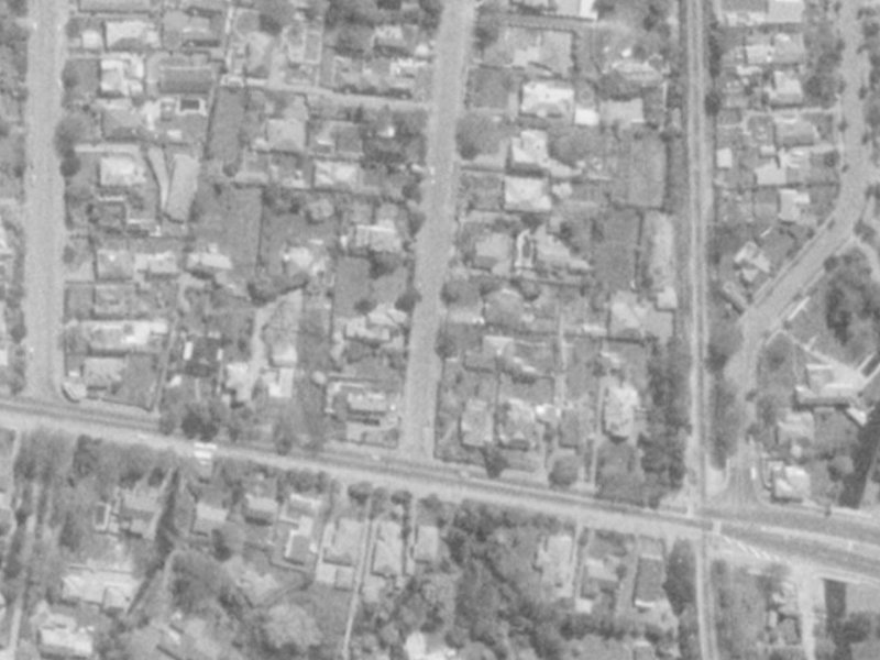 4 Jacksons Road from the air, 1975-1979