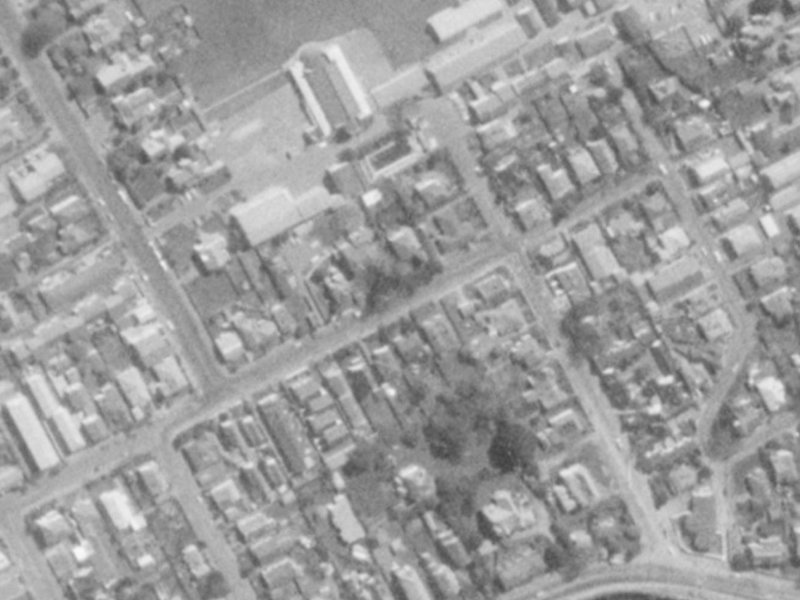57 Andover Street from the air, 1975-1979
