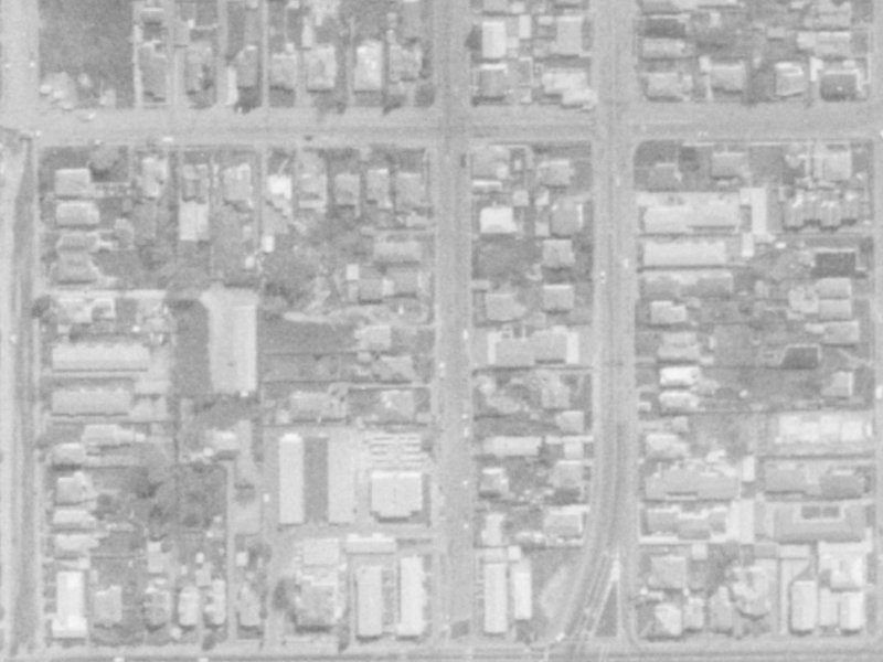 34 Packe Street from the air, 1975-1979