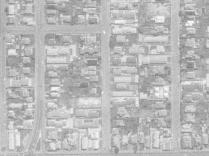27 Geraldine Street from the air, 1975-1979