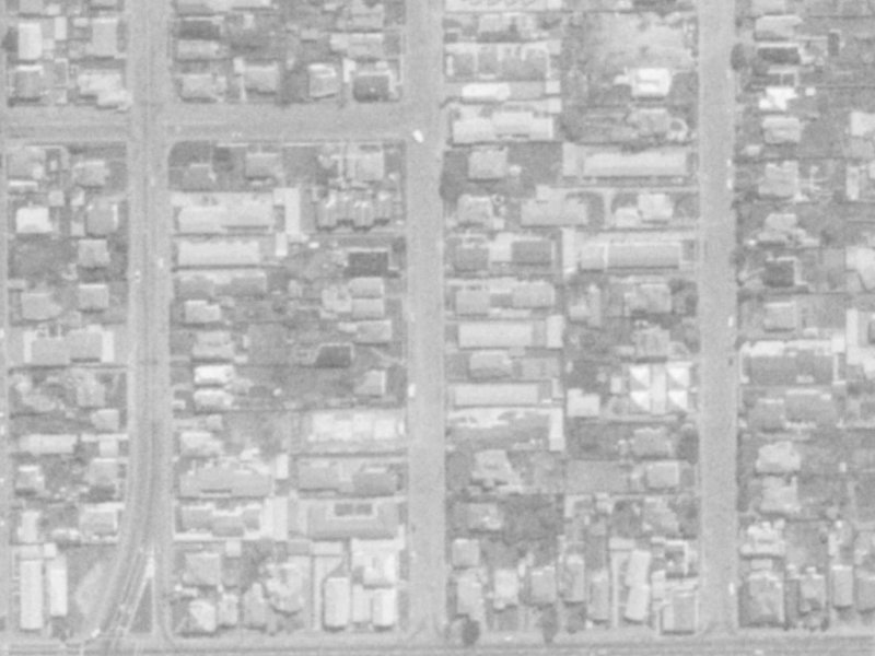 30 Geraldine Street from the air, 1975-1979