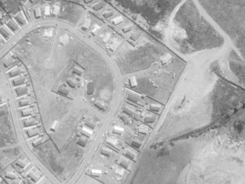 53 Saint Heliers Crescent from the air, 1975-1979