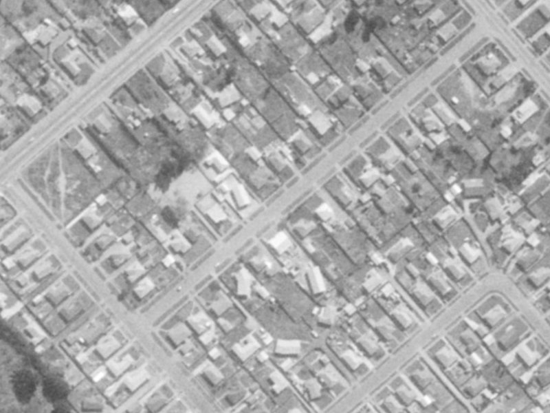 Lenton Street from the air, 1975-1979
