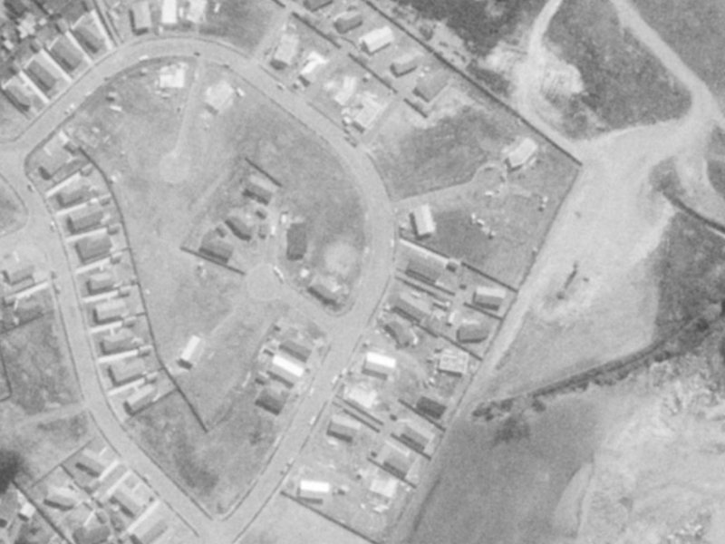 36 Saint Heliers Crescent from the air, 1975-1979