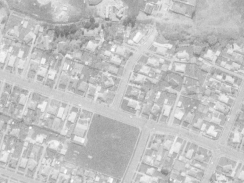 1 Colina Street from the air, 1975-1979