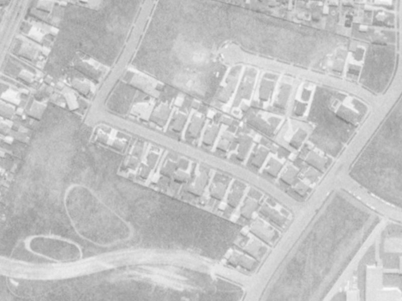 Glenside Avenue from the air, 1975-1979
