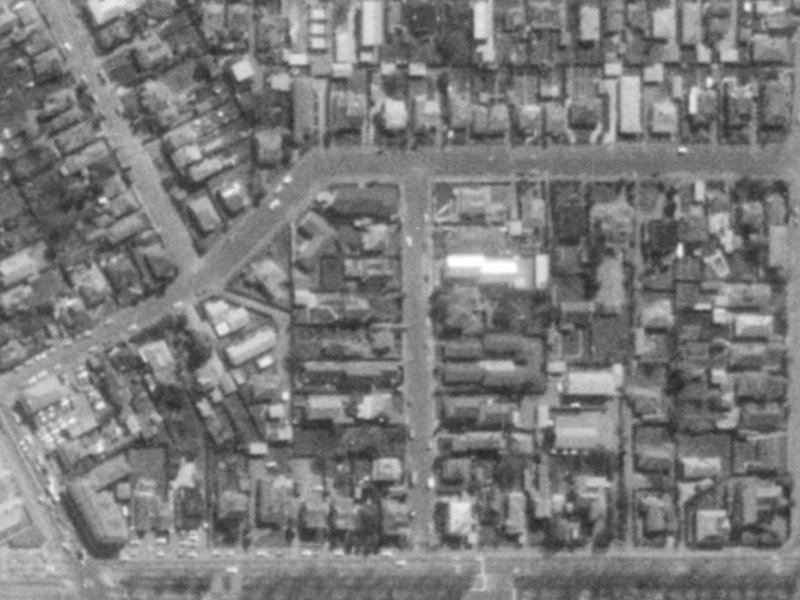 23 Stoneyhurst Street from the air, 1975-1979