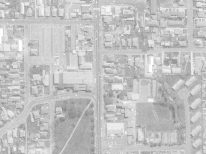 310 Stanmore Road from the air, 1975-1979
