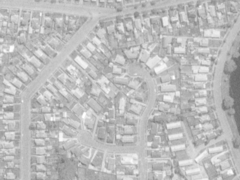 33 Silverdale Place from the air, 1975-1979