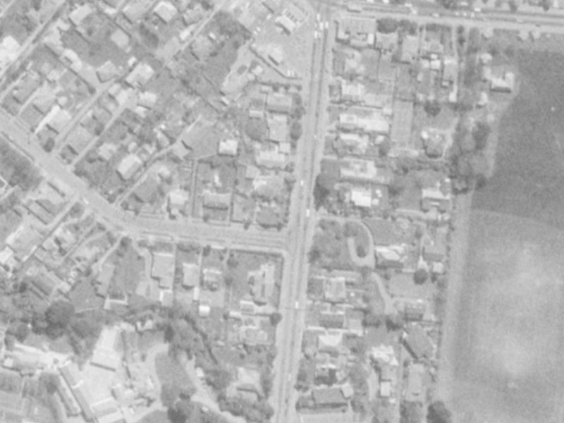 2 Hamilton Avenue from the air, 1975-1979
