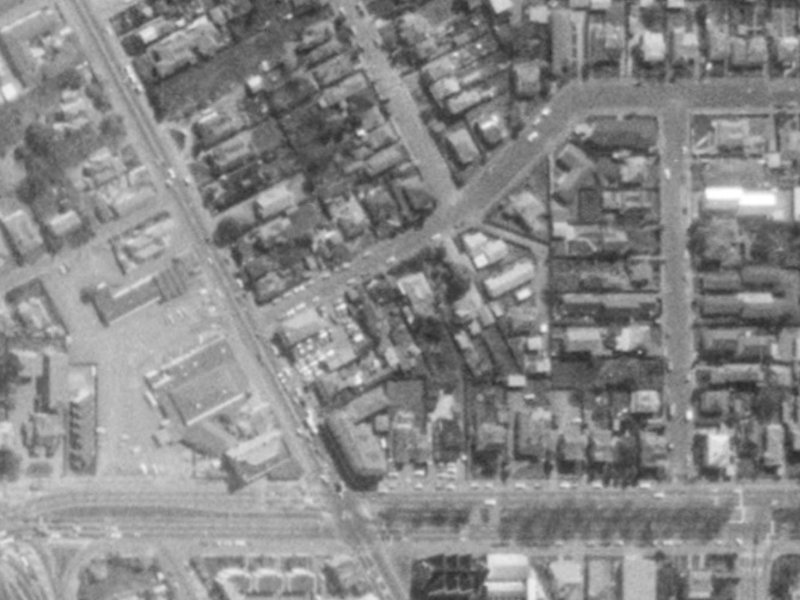 10 Derby Street from the air, 1975-1979