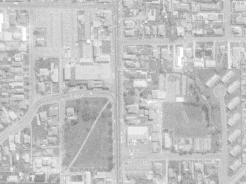 300B Stanmore Road from the air, 1975-1979