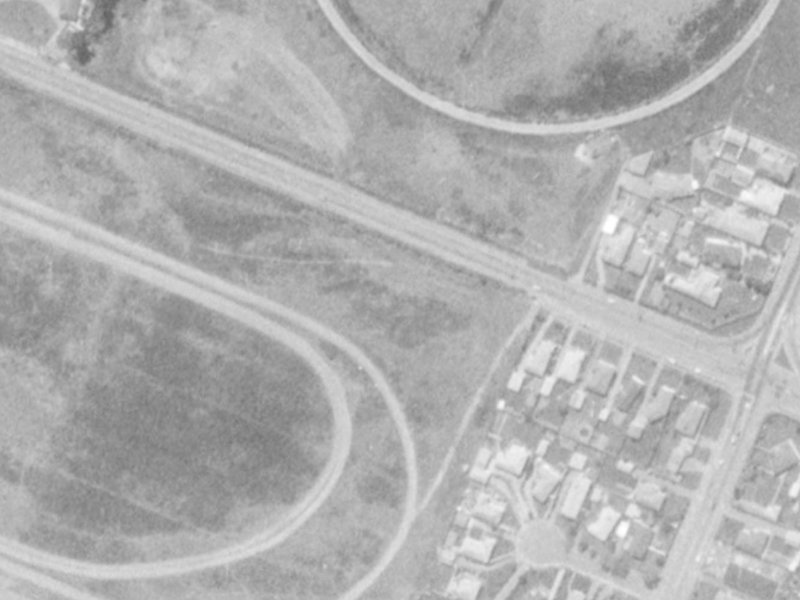21 Strathcarron Place from the air, 1975-1979