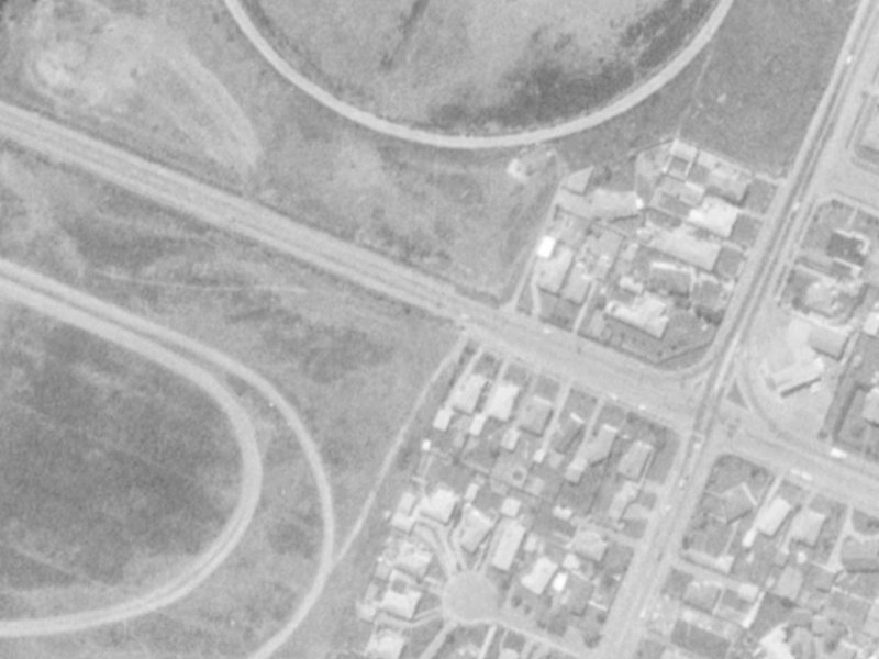 23 Strathcarron Place from the air, 1975-1979