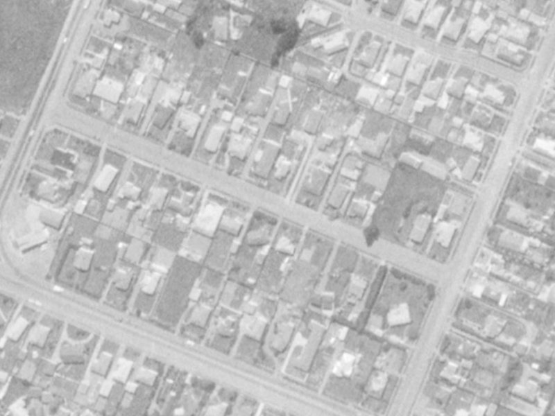 19A Dinton Street from the air, 1975-1979