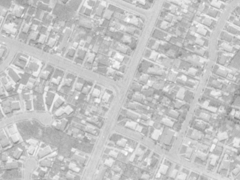 45 Cutts Road from the air, 1975-1979