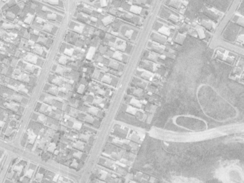 125 Avonhead Road from the air, 1975-1979