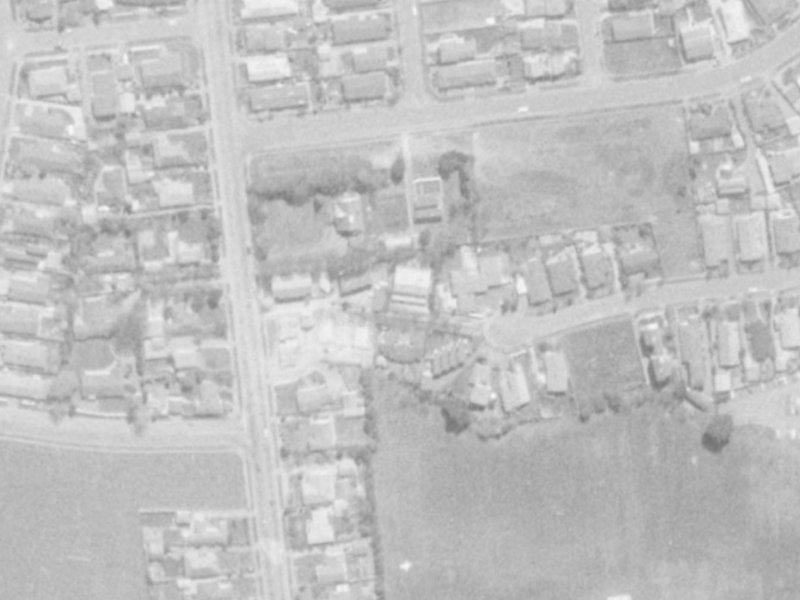 34 Newbridge Place from the air, 1975-1979