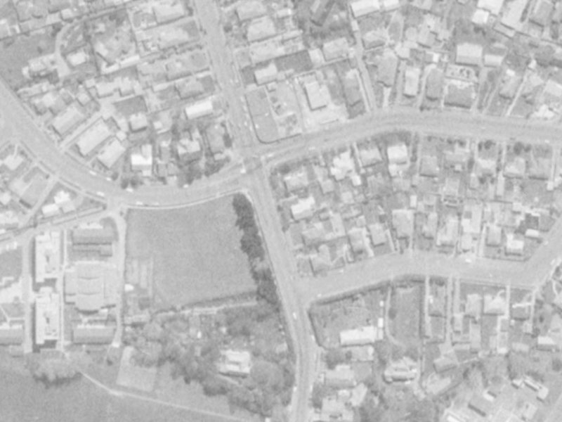 132 Ilam Road from the air, 1975-1979