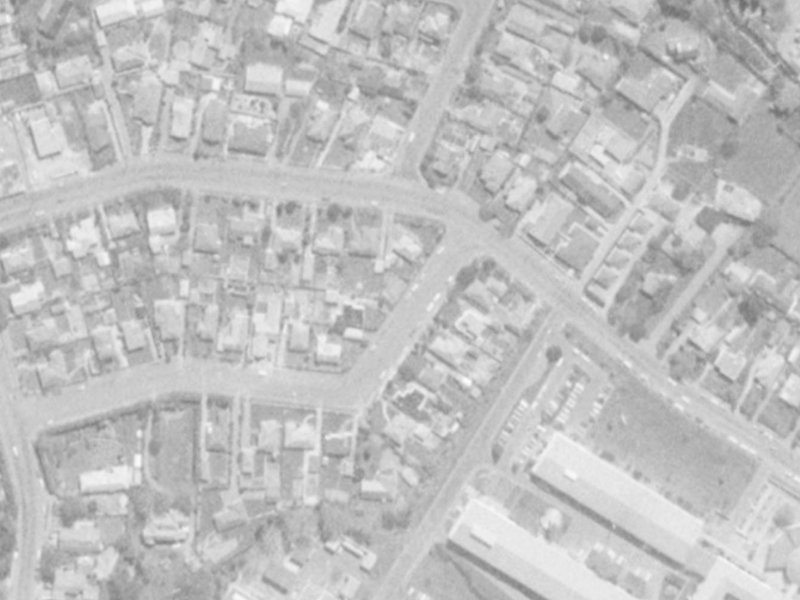 2A Montana Avenue from the air, 1975-1979