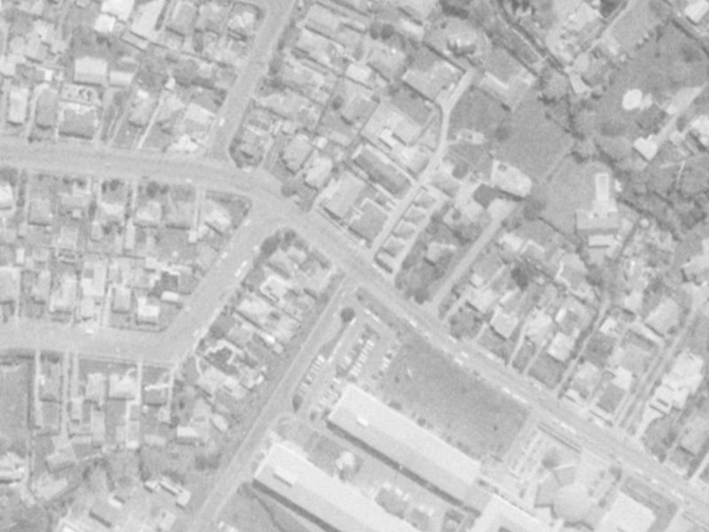 72 Creyke Road from the air, 1975-1979