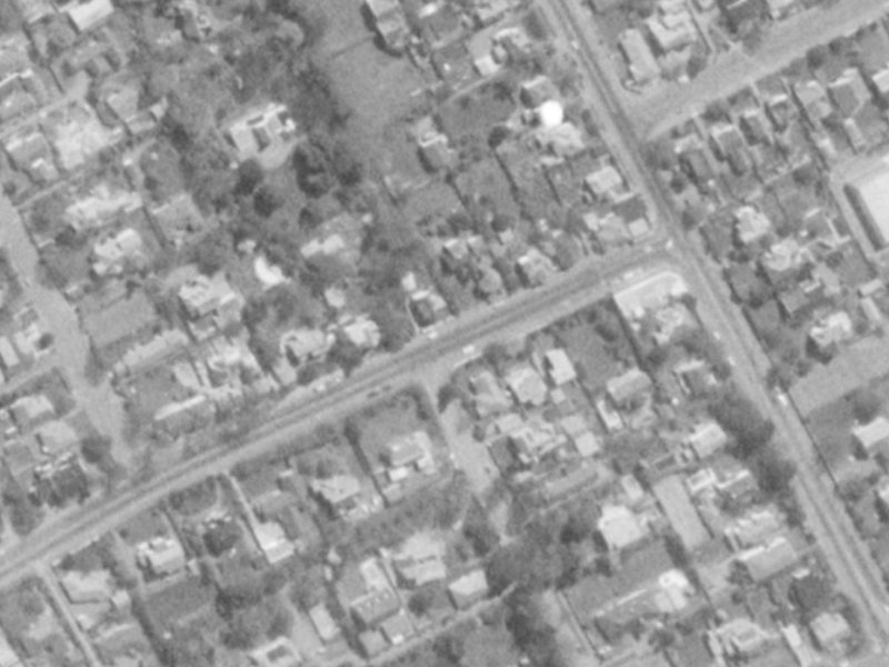 41 Holmwood Road from the air, 1975-1979
