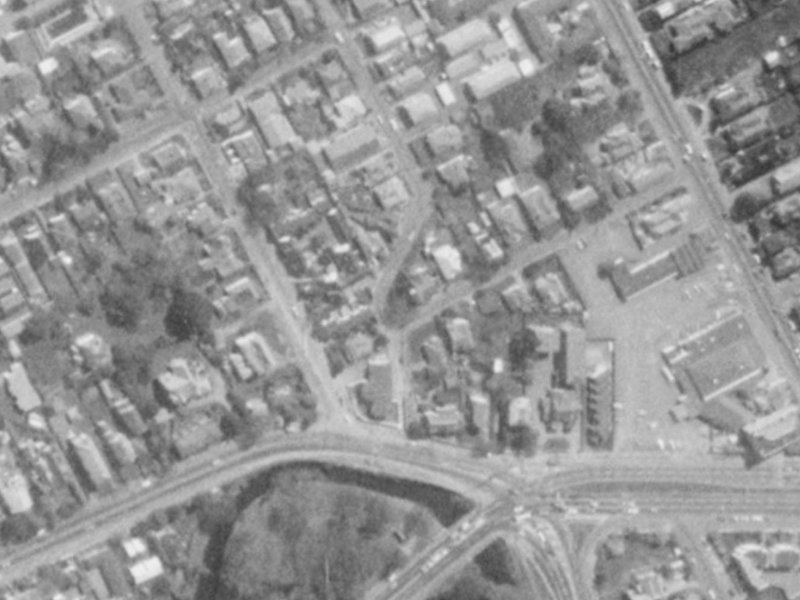 3 Rastrick Street from the air, 1975-1979