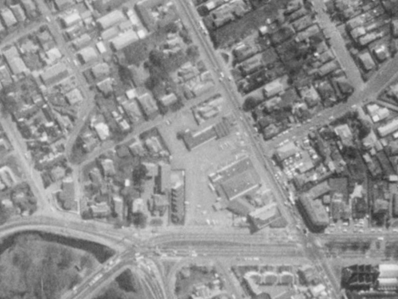 21K Bealey Avenue from the air, 1975-1979