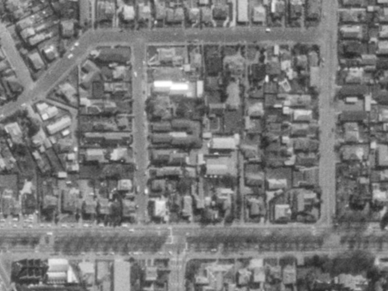 14 Stoneyhurst Street from the air, 1975-1979