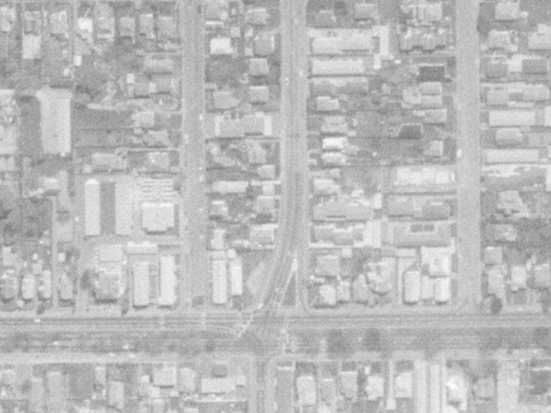 435 Barbadoes Street from the air, 1975-1979