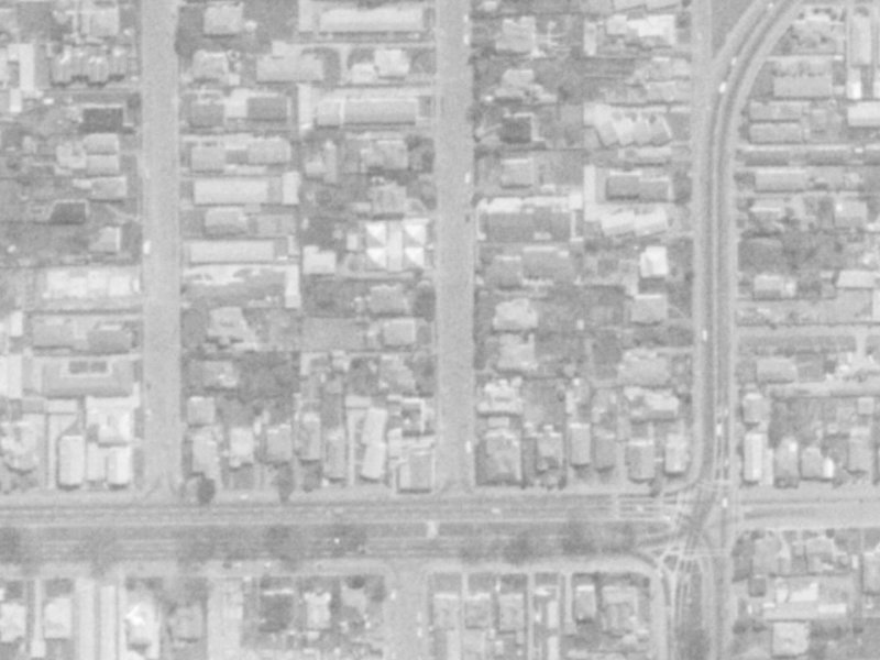 15 Champion Street from the air, 1975-1979